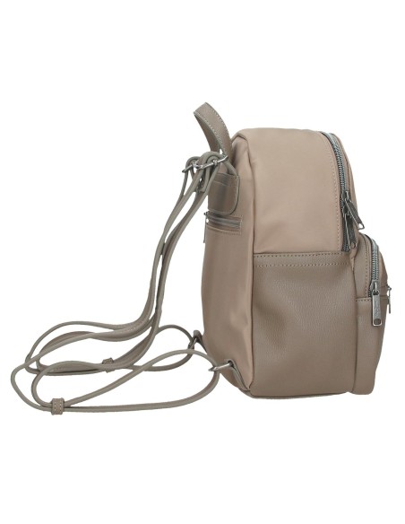 7092144 MOCHILA 25CM PJL CHRISTINE TAUPE