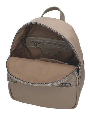 7092144 MOCHILA 25CM PJL CHRISTINE TAUPE