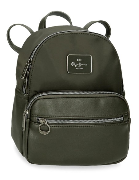 7092142 MOCHILA 25CM PJL CHRISTINE VERDE OSCURO