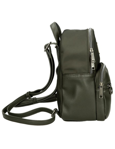 7092142 MOCHILA 25CM PJL CHRISTINE VERDE OSCURO