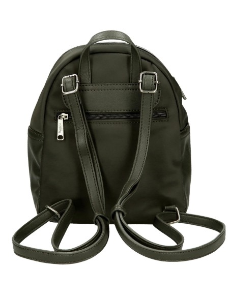 7092142 MOCHILA 25CM PJL CHRISTINE VERDE OSCURO