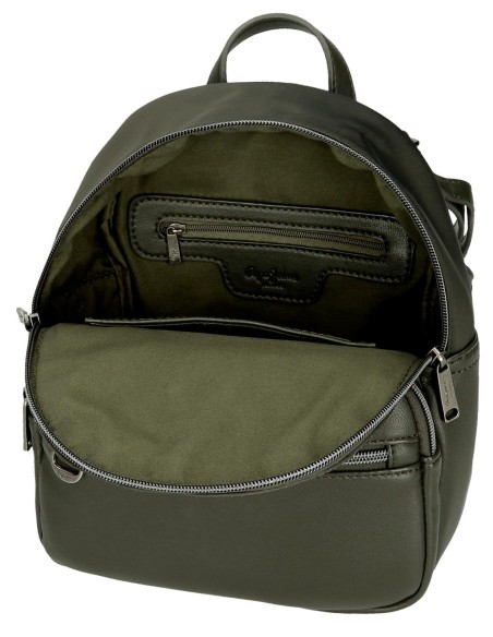 7092142 MOCHILA 25CM PJL CHRISTINE VERDE OSCURO