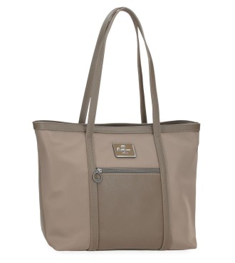 7097544 TOTE VIAJE PJL CHRISTINE TAUPE