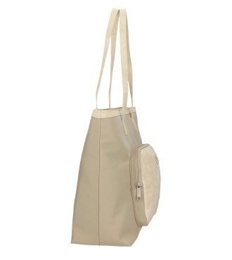 7147541 TOTE VIAJE PJL JANA BEIGE 2