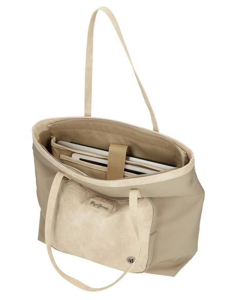 7147541 TOTE VIAJE PJL JANA BEIGE 7147541 TOTE VIAJE PJL JANA BEIGE