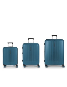 Set 3 Maletas C22-M-L Gabol Brooklyn Turquesa Juego de Ma...