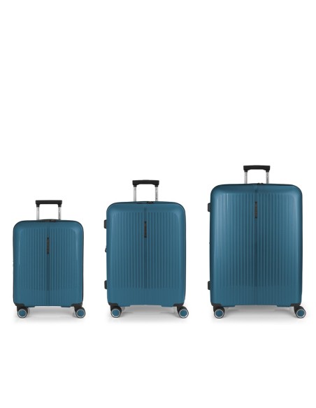 Set 3 Maletas C22-M-L Gabol Brooklyn Turquesa Juego de Ma...
