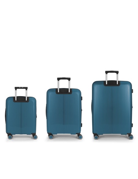 Set 3 Maletas C22-M-L Gabol Brooklyn Turquesa Juego de Ma...