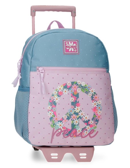 48621T1 MOCHILA ADAP.33CM C/CARRO ROLL ROAD PEACE 48621T1 MOCHILA ADAP.33CM C/CARRO ROLL ROAD PEACE