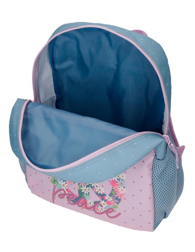 48621T1 MOCHILA ADAP.33CM C/CARRO ROLL ROAD PEACE