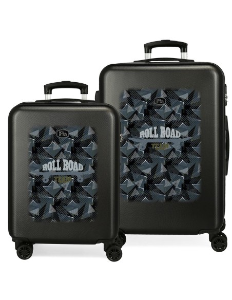 4111921 SET/2 TROLLEY  ABS 55-68CM.4R.ROLL ROAD TEAM 4111921 SET/2 TROLLEY  ABS 55-68CM.4R.ROLL ROAD TEAM