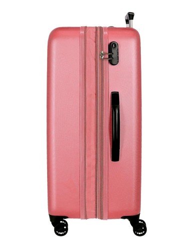 5069224 TROLLEY ABS 65CM. C/EXP. 4R.CAMBOYA ROSA