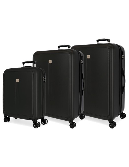 5069421 SET/3 TROLLEY  ABS 55-68-78CM.4R.CAMBOYA NEGRO