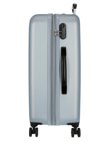 5069423 SET/3 TROLLEY  ABS 55-68-78CM.4R.CAMBOYA AZUL CLARO