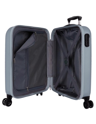5069523 SET/2 TROLLEY  ABS 55-68CM.4R.CAMBOYA AZUL CLARO