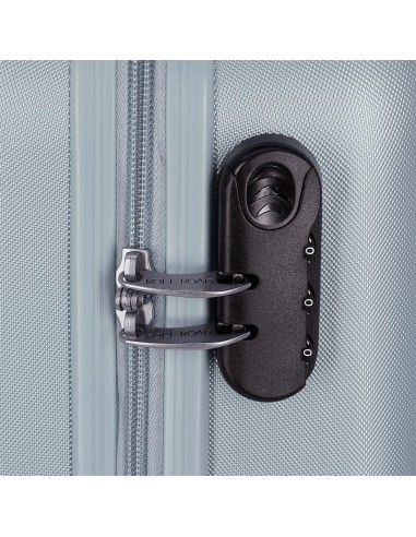 5069523 SET/2 TROLLEY  ABS 55-68CM.4R.CAMBOYA AZUL CLARO