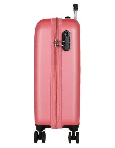 5069524 SET 2/TROLLEY ABS 55-65CM.4R.CAMBOYA ROSA