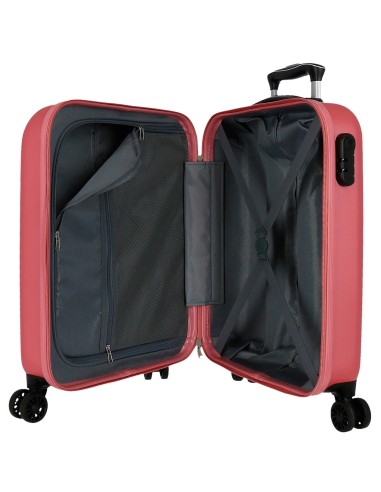 5069524 SET 2/TROLLEY ABS 55-65CM.4R.CAMBOYA ROSA