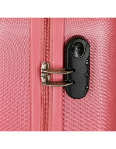 5069524 SET 2/TROLLEY ABS 55-65CM.4R.CAMBOYA ROSA