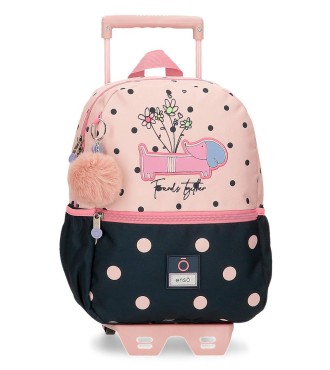 94321T1 MOCHILA ADAP. 32CM.C/CARRO ENSO FRIENDS TOGETHER