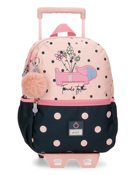 94321T1 MOCHILA ADAP. 32CM.C/CARRO ENSO FRIENDS TOGETHER