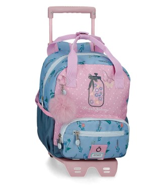 94420T1 MOCHILA ADAP.28CM.C/CARRO ENSO WE LOVE FLOWERS