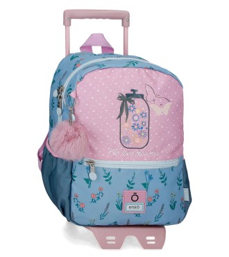 94421T1 MOCHILA ADAP. 32CM.C/CARRO ENSO WE LOVE FLOWERS