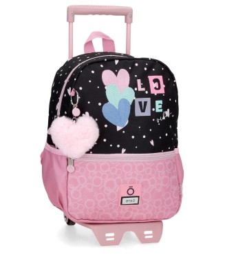 94521T1 MOCHILA ADAP. 32CM.C/CARRO ENSO LOVE VIBES
