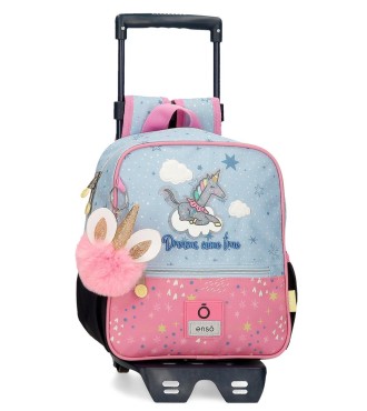 94821T1 MOCHILA ADAP. C/CARRO 25 CM. ENSO DREAMS COME TRUE