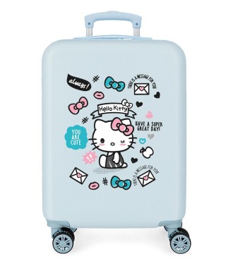 2151721 TROLLEY ABS 55CM.4R HELLO KITTY YOU ARE CUTE