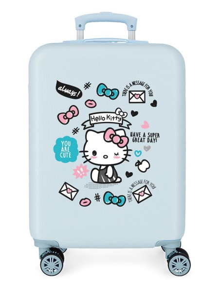 2151721 TROLLEY ABS 55CM.4R HELLO KITTY YOU ARE CUTE 2151721 TROLLEY ABS 55CM.4R HELLO KITTY YOU ARE CUTE
