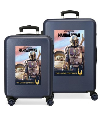 3451924 SET/2 TROLLEY  ABS 55-68CM.4R.STAR WARS LEGEND CONTI