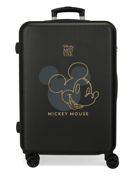 3471222 TROLLEY ABS 65CM.4R. MICKEY OUTLINE NEGRO 3471222 TROLLEY ABS 65CM.4R. MICKEY OUTLINE NEGRO