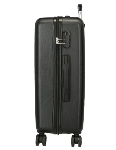 3471222 TROLLEY ABS 65CM.4R. MICKEY OUTLINE NEGRO