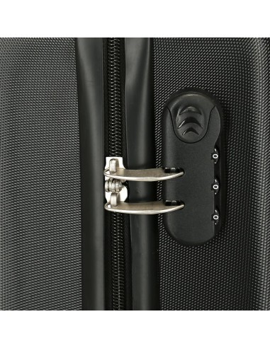 3471222 TROLLEY ABS 65CM.4R. MICKEY OUTLINE NEGRO