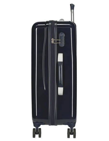 4061921 SET/2 TROLLEY  ABS 55-68CM.4R.BIA JEANS MARINO