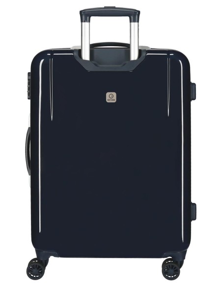 4061921 SET/2 TROLLEY  ABS 55-68CM.4R.BIA JEANS MARINO