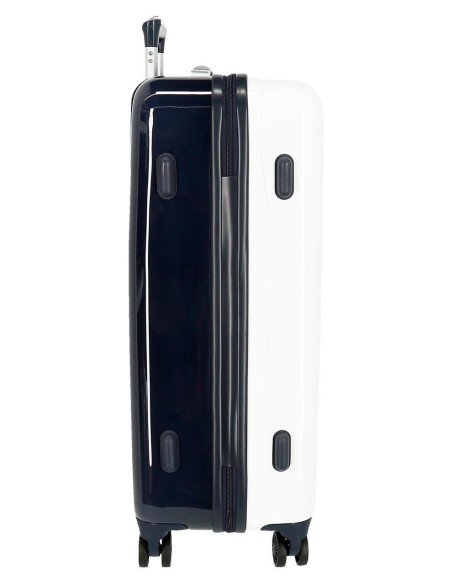 4061922 SET/2 TROLLEY  ABS 55-68CM.4R.BIA JEANS BLANCO