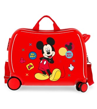 4689867 MALETA INF.ABS 4R. MICKEY ENJOY THE DAY OH BOY