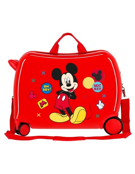 4689867 MALETA INF.ABS 4R. MICKEY ENJOY THE DAY OH BOY