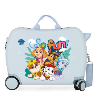 MALETA INF.ABS 4R. PAW PATROL SO FUN AZUL CLARO