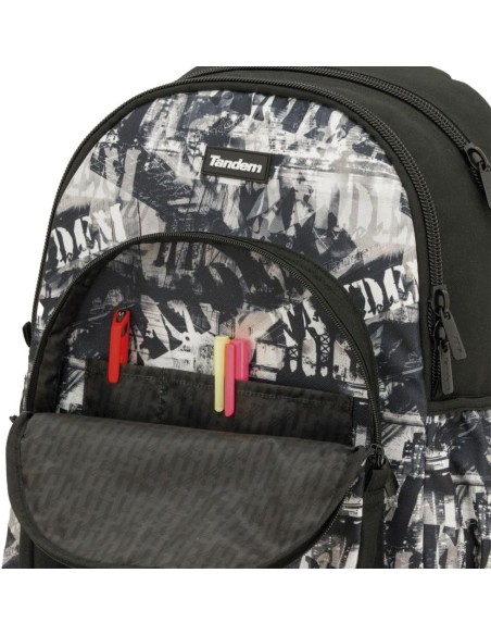 Mochila Carro Compact Desmontable Tandem BlackWhite Mochi...