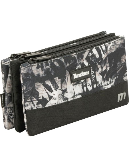 Portatodo Tres Bolsillos Independientes Plus Tandem Black...