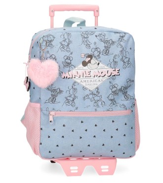 29523T1 MOCHILA ADAP. C/CARRO 33CM. MINNIE MOUSE AMERICAN