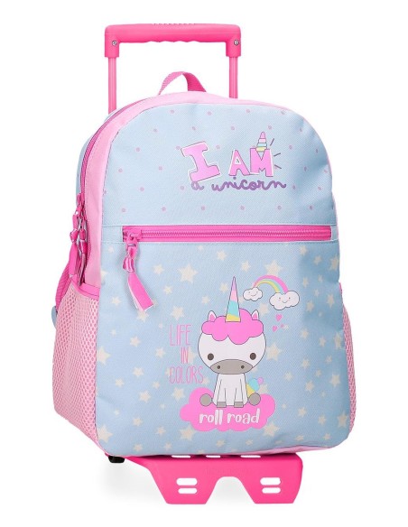 40722T2 MOCHILA ADAP.33CM C/CARRO ROLL ROAD I AM A UNICORN 40722T2 MOCHILA ADAP.33CM C/CARRO ROLL ROAD I AM A UNICORN