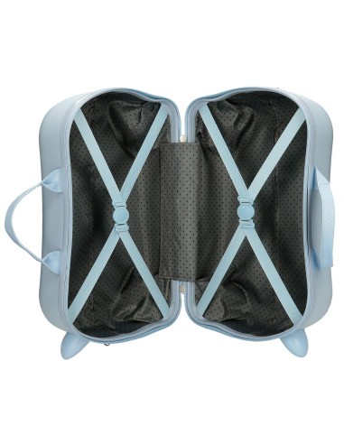 4381041 MALETA INF.ABS 4R.(2 MULTI.) 45CM. HAPPY STITCH AZUL