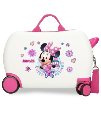 4571063 MALETA INF.ABS 4R.(2 MULTI.) 45CM.MINNIE SUPER HELPE