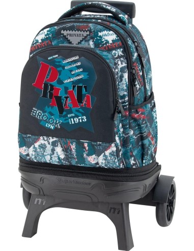 Mochila Carro Fijo Compact Desmontable Ruedas Grandes Pri...