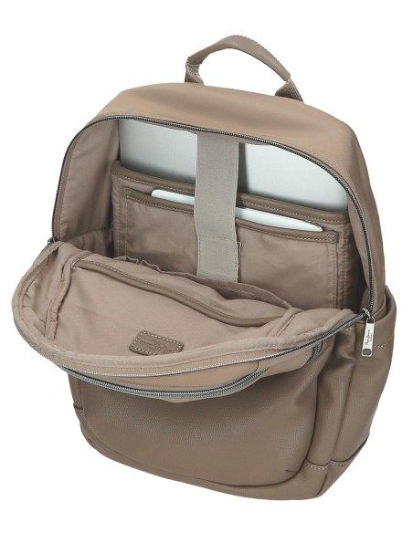 7092044 MOCHILA ADAP. PORTAORD. Y TABLET PJL CHRISTINE TAUPE