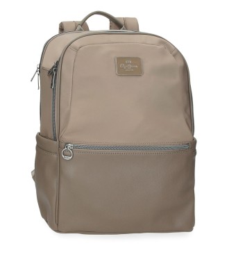 7092444 MOCHILA PORTAORD.PJL CHRISTINE TAUPE